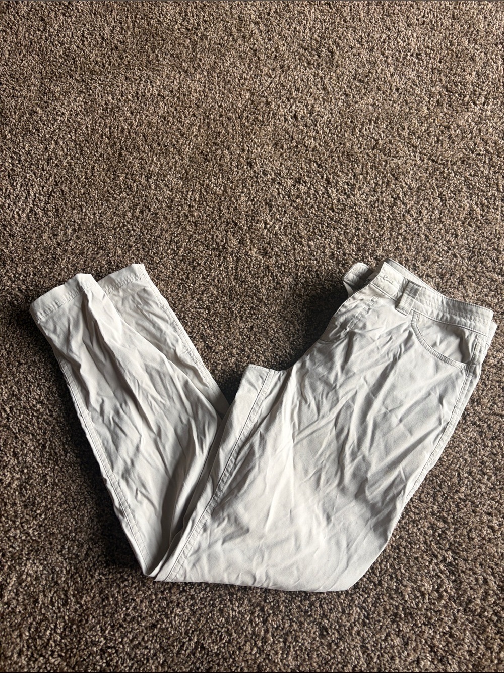 Eddie Bauer Cream Hiking Pants